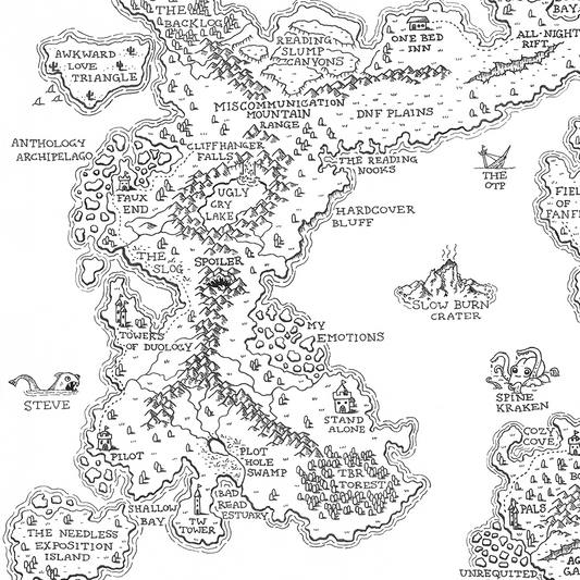 Reading fantasy map