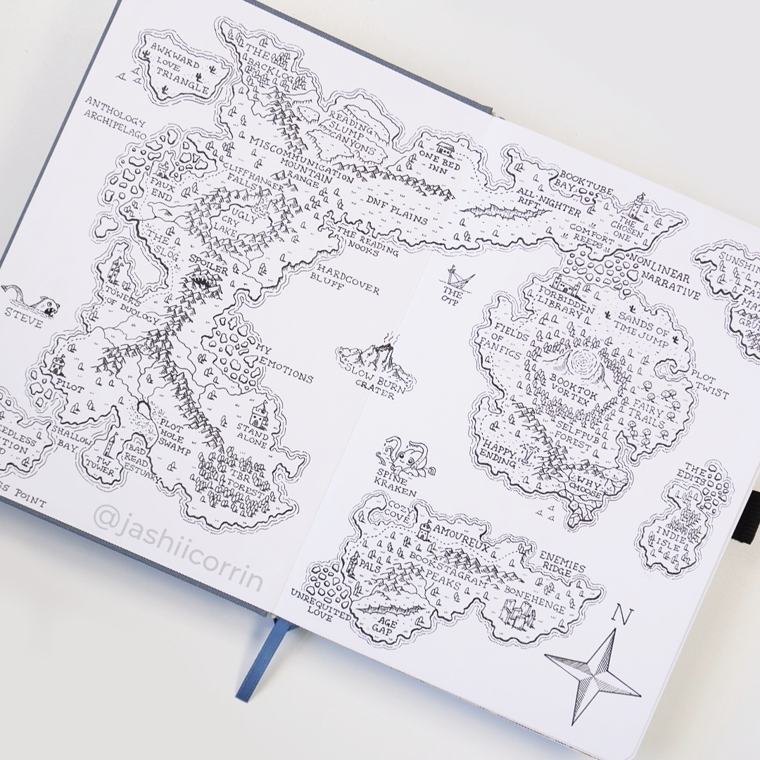 Fanatsy Books Maps Reading fantasy map – JashiiCorrin